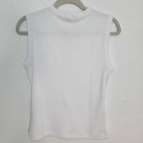 Madwell The '90s Crew Neck Tank in Compact Cotton NW935 Size M NWT White - Picture 5 of 7